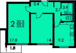 Планировка - 2 фото - Умные Окна